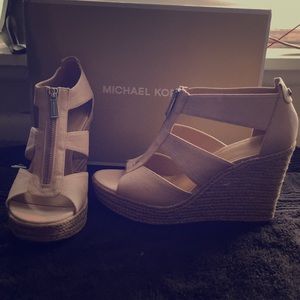 Michael khors blush wedges